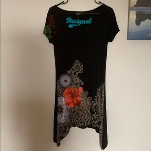 Desigual dress (tunic) with flower motif